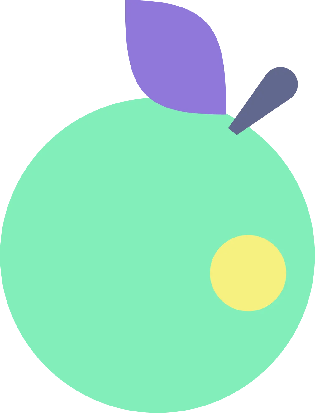 りんごの背景左