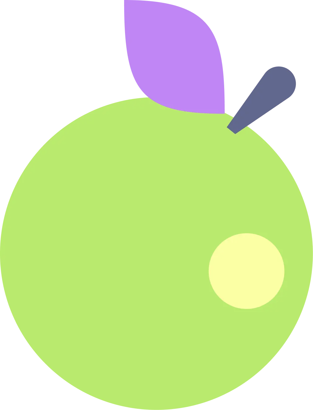 りんごの背景右